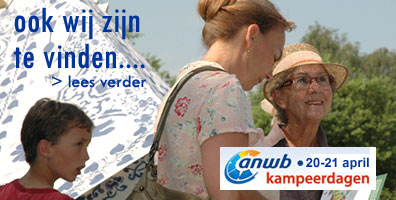Hollandtent is aanwezig op de ANWB Kampeerdagen 20 en 21 april Amsterdam 2013